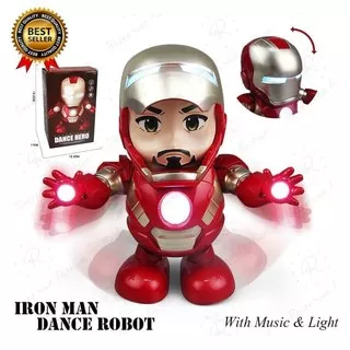 Mainan Anak Avenger Iron Man Smart Dance Robot Super Hero LD155A