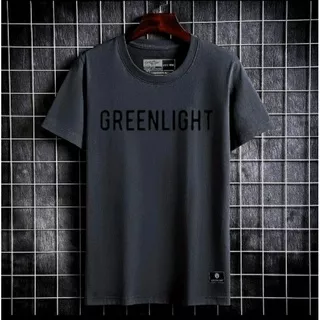 Kaos Distro Greenlight Kaos Ariel Kaos Greenlight T-Shirt Greenlight - Katun Combed 30S Size M L XL All Varian New Arrival