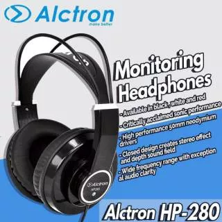 Headphone Monitor Alctron Hp 280 Baru Gris original bisa COD