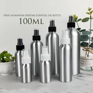 Botol Spray Botol Aluminium Sprayer 100ml Refill Parfum Minyak Wangi Parfume Essential Oil