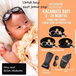 SCOORA Xander Kacamata Pelindung Mata Bayi Saat Di jemur / INKUBATOR