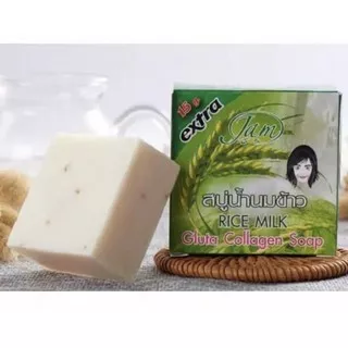 Sabun Beras Jam Rice Milk Collagen Soap / Snow Lotus / K Brother Beras Thailand Original Bpom