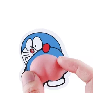? Stiker Pelindung Benturan/Stiker Gemoy/Stiker Doraemon Shinchan 3D/Stiker case HP lucu ,,,,,