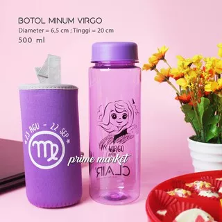 Botol Minum My Bottle Murah / Botol Minum Karakter / My Bottle Karakter Virgo Warna Limited Edition (8005105H)