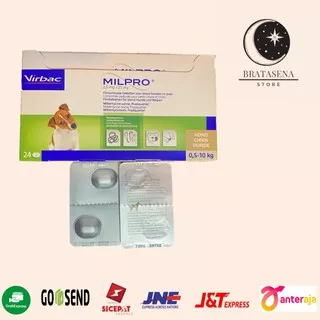 Obat Cacing Anjing Virbac Milpro Untuk Small Dogs dan Puppies