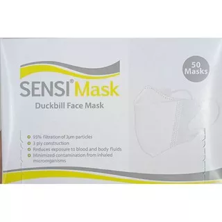 (COD) Masker Sensi Duckbill Face Mask 50pcs/masker