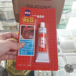 Lem silicone merah / lem silicone red / lem merah / lem red / Lem silikon merah / Lem silikon