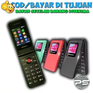 HP Advan Hammer R5 - Garansi Resmi - HP Lipat - HP Dua layar - HP dengan fitur Lengkap