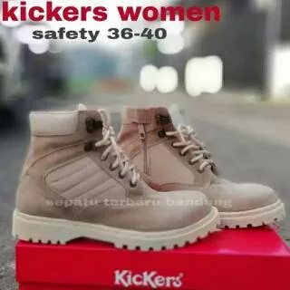 SEPATU BOOTS CEWEK KICKERS DELTA GAYA HARIAN FASHION BAHAN SUEDE WANITA