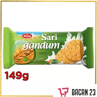 Roma Sari Gandum Original ( 149gr ) / Biskuit Gandum / Biskuit Susu / Bacan23 - Bacan 23
