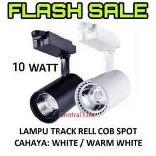 lampu led track light cob 10w lampu spot light rel 10 watt Lampu track 10watt spot rel sorot
