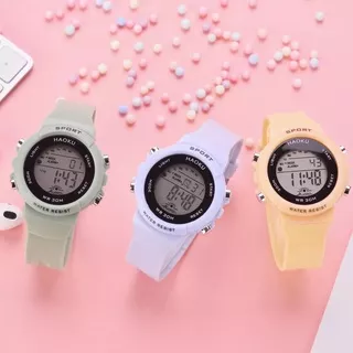 Jam Tangan Sport Wanita - Jam Tangan Digital Wanita EL512 - Jam Tangan Sporty - Tali Resin