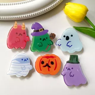 [READY] Popsocket Cute Korean Halloween Ghost Edition Phone Holder Stand Handphone