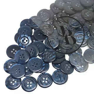 KANCING JAS SAFARI UKURAN 20 MM PER 144 PCS KC JAS 20 NAVY 628P