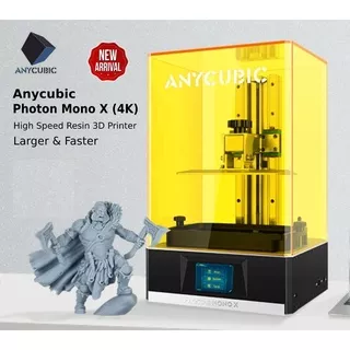 New Anycubic Photon Mono X Printer 3D SLA LCD 4K Bahan UV Resin Ukuran Besar Kecepatan Tinggi