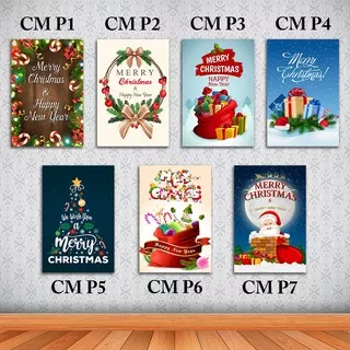 hiasan dinding natal walldecor merry christmas