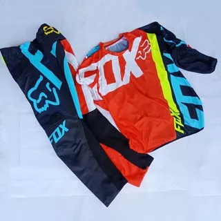 Baju Jersey Sepeda MTB Downhill dan Motocross Trail Desain Pakaian Bersepeda Terbaru fox oneal 30-36