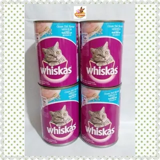 Whiskas Adult Ocean Fish 400gr/Whiskas Ocean Fish 400gr/Whiskas Kaleng/Makanan Kucing/Makanan Basah