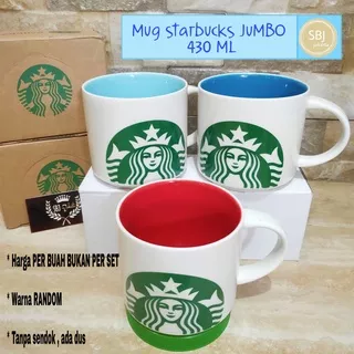 Cangkir Keramik Starbucks Gift Set Ceramic Mug Starbucks JUMBO 430 mL