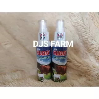 Kudix Spray 120 ml Obat Gudig Scabies Gatal Koreng Caplak Eksim Infeksi Kulit Hewan