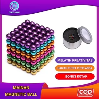 Mainan Edukasi Anak Magnetic Ball Bola Magnet Mainan Anak Magnet Ball Magnetic Balls 5mm