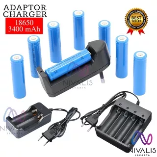 NIVALIS JAKARTA BATRE CAS BATERAI 18650 BATU BATERAI POWER BANK KIPAS ANGIN BATERAI VAPE ADAPTOR CAS CHARGER KABEL BATERAI ISI ULANG