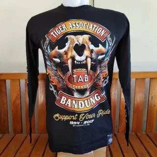 Kaos honda tiger association bandung tab support panjang motor bikers club community indonesia