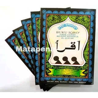 Buku Iqro Jilid 1-6 | Iqro` Lengkap 1-6 besar original | matapenamedia