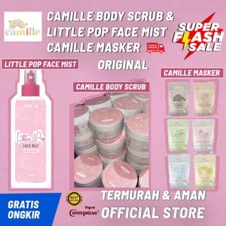 CAMILLE Little Pop Face Mist,Camille Body Scrub & Camille Masker