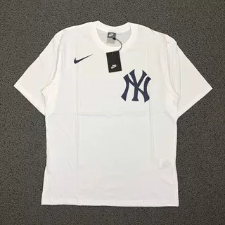 T SHIRT KAOS NIKE X NEW YORK YANKEES SMALL LOGO HITAM PREMIUM AUTHENTIC