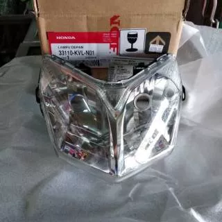 LAMPU DEPAN SUPRA X 125 33110-KVL-N01 PROYEKTOR HEADLIGHT UNIT SUPRA X 125 LAMA ORIGINAL AHM