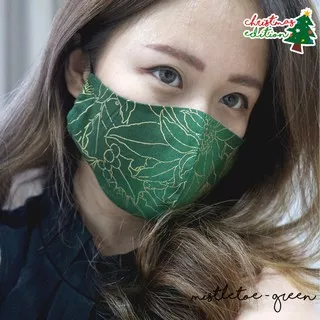 Mistletoe by Faymask Masker Kece Keren Edisi Natal Bahan Jacquard