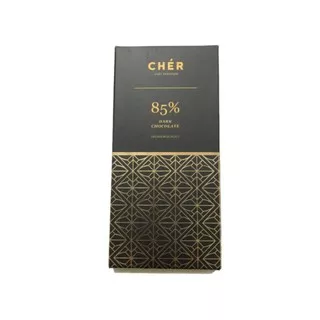 Cher Premium Dark Chocolate 85% Coklat Cokelat Bar Lokal 100% HALAL