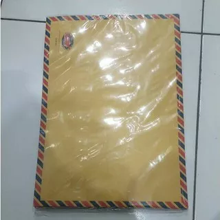 AMPLOP COKLAT TALI AIR MAIL 310 UKURAN FOLIO 25x35cm (10 LEMBAR)