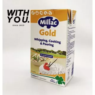 WHIPPING CREAM MILLAC GOLD NON DIARY 1 Liter | MILAC GOLD