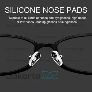 Nosepad Silikon / Nose Pad Silikon karet / Bantalan hidung silikon