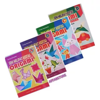 BUKU ANAK TK  - SENI MELIPAT KERTAS ORIGAMI UNTUK ANAK TK