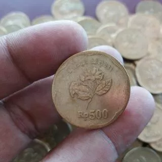 UANG KUNO KOIN 500 RUPIAH MELATI BESAR