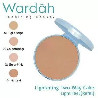 [ REFILL ] Wardah Lightening Two Way Cake Light Feel Refill TWC Powder Foundation Isi ULANG