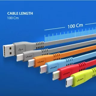 Kabel Data Original Vivan Fastcharging Micro USB dan IOS