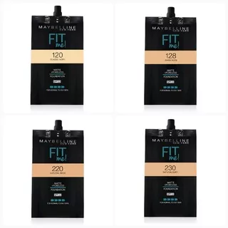 SUPER PROMO!!! MAYBELLINE Fit Me Foundation Matte + Poreless Sachet