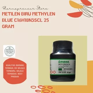 Metilen Biru Methylen Blue C16H18N3SCl 25 Gram