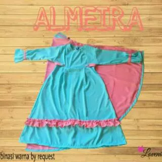 Set Gamis Anak/ Set Banat Almeira/ Gamis Anak Syar`i