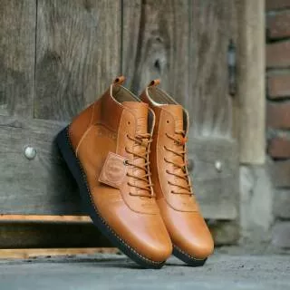 [ BRADLEYS ] 100% KULIT ASLI SEPATU KASUAL BOOTS PRIA BRADLEYS MODEL BIKERS TRACKING