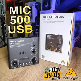 Microphone Preamp Tabung & USB Soundcard Recording Audio Inteface Behringer Ultragain MIC500USB Mic