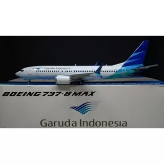 Diecast Pesawat Garuda Indonesia BOEING 737 MAX 8 PK-GDA By JC Wings 1:200 Scale