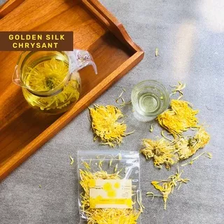 Organic&Joy• Teh Golden Silk Chrysanthemum/ Chrysant tea (anti radang,teh bunga krisan,teh bunga Chrysant)