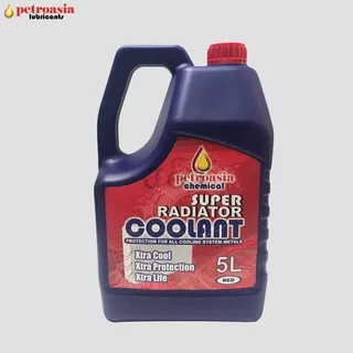 Air Coolant - air radiator - cairan radiator 5 Liter merah - air radiator motor - air radiator mobil