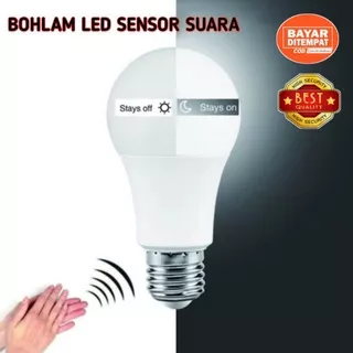 Lampu Led Sensor Suara 12 watt / Sensor Tepuk Tangan