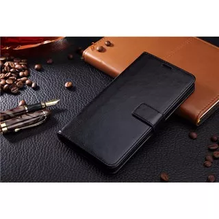 Leather Flip Cover Wallet Vivo V5 Y67 Dompet Casing Kulit Case Retro